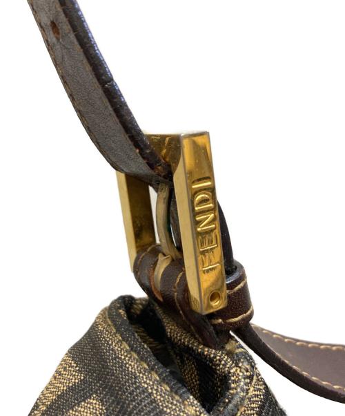 FENDI（フェンディ）FENDI (フェンディ) ズッカ柄ハンドバッグ ブラウンの古着・服飾アイテム