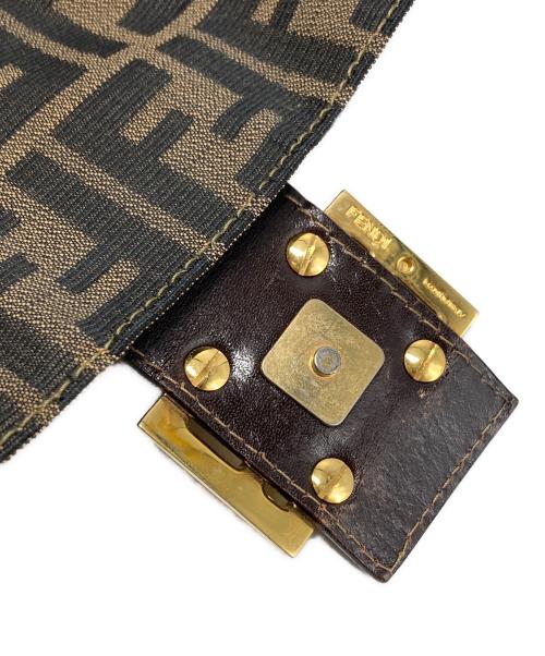 FENDI（フェンディ）FENDI (フェンディ) ズッカ柄ハンドバッグ ブラウンの古着・服飾アイテム