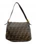 FENDI (フェンディ) ズッカ柄ハンドバッグ ブラウン：130000円
