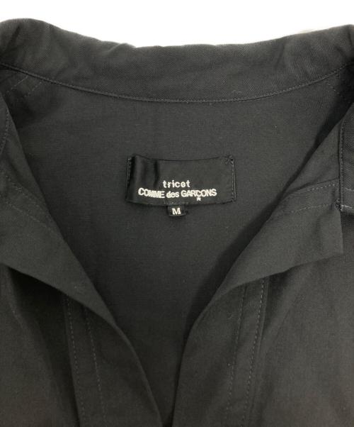 tricot COMME des GARCONS（トリココムデギャルソン）tricot COMME des GARCONS (トリココムデギャルソン) スキッパーシャツ / TF-B001 ブラック サイズ:Mの古着・服飾アイテム
