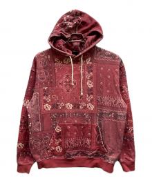 KITH（キス）の古着「ペイズリー柄パーカー」｜レッド