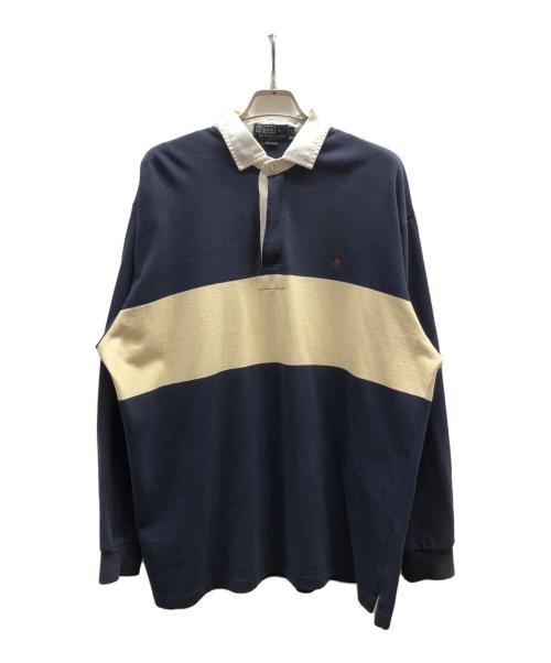 POLO RALPH LAUREN（ポロ・ラルフローレン）POLO RALPH LAUREN (ポロ・ラルフローレン) ラガーシャツ ネイビー サイズ:Lの古着・服飾アイテム