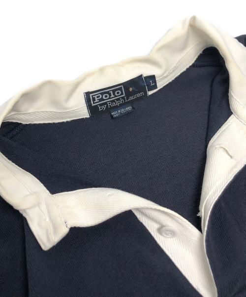 POLO RALPH LAUREN（ポロ・ラルフローレン）POLO RALPH LAUREN (ポロ・ラルフローレン) ラガーシャツ ネイビー サイズ:Lの古着・服飾アイテム