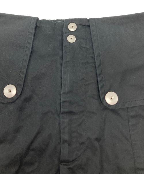 Omar Afridi（オマールアフリディ）Omar Afridi (オマールアフリディ) Flap Trousers ブラック サイズ:46の古着・服飾アイテム