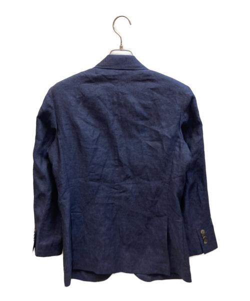 Maker's Shirt 鎌倉（メーカーズシャツカマクラ）Maker's Shirt 鎌倉 (メーカーズシャツカマクラ) リネンテーラードジャケット/ZKAR15 ネイビー サイズ:46の古着・服飾アイテム