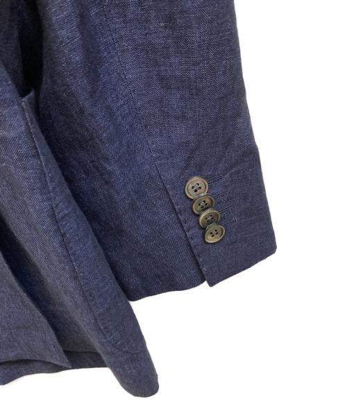Maker's Shirt 鎌倉（メーカーズシャツカマクラ）Maker's Shirt 鎌倉 (メーカーズシャツカマクラ) リネンテーラードジャケット/ZKAR15 ネイビー サイズ:46の古着・服飾アイテム