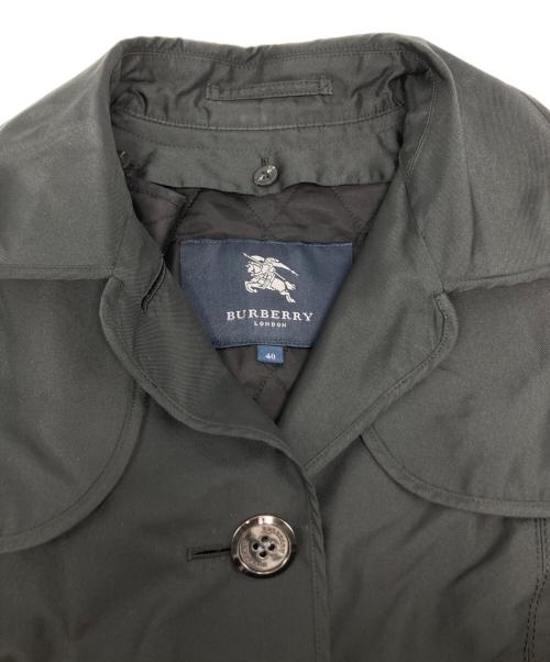 BURBERRY LONDON（バーバリーロンドン）BURBERRY LONDON (バーバリーロンドン) ライナー付トレンチコート ブラック サイズ:40の古着・服飾アイテム