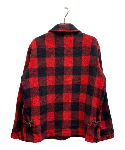 WOOLRICH（ウールリッチ）WOOLRICH (ウールリッチ) チェックジャケット レッド サイズ:40の古着・服飾アイテム