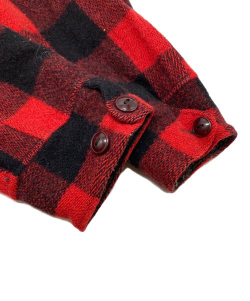 WOOLRICH（ウールリッチ）WOOLRICH (ウールリッチ) チェックジャケット レッド サイズ:40の古着・服飾アイテム