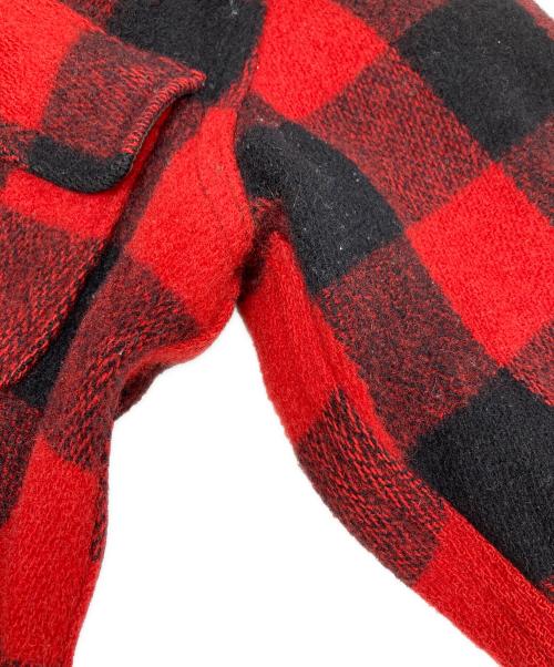WOOLRICH（ウールリッチ）WOOLRICH (ウールリッチ) チェックジャケット レッド サイズ:40の古着・服飾アイテム
