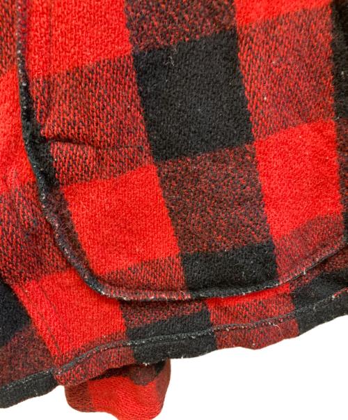 WOOLRICH（ウールリッチ）WOOLRICH (ウールリッチ) チェックジャケット レッド サイズ:40の古着・服飾アイテム