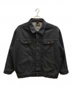 Wrangler×KEBOZラングラー×ケボズ）の古着「WIDE DENIM JACKET」｜ブラック