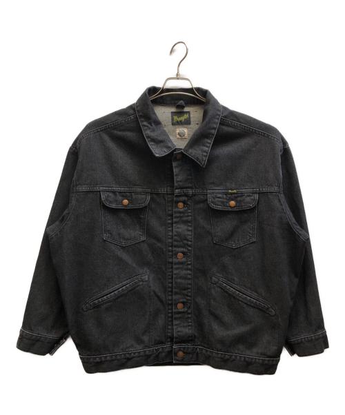 Wrangler（ラングラー）Wrangler (ラングラー) KEBOZ (ケボズ) WIDE DENIM JACKET ブラック サイズ:Sの古着・服飾アイテム