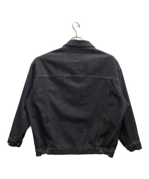 Wrangler（ラングラー）Wrangler (ラングラー) KEBOZ (ケボズ) WIDE DENIM JACKET ブラック サイズ:Sの古着・服飾アイテム