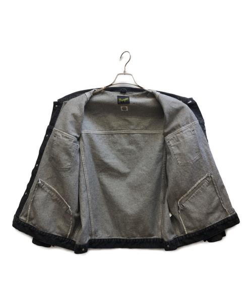Wrangler（ラングラー）Wrangler (ラングラー) KEBOZ (ケボズ) WIDE DENIM JACKET ブラック サイズ:Sの古着・服飾アイテム