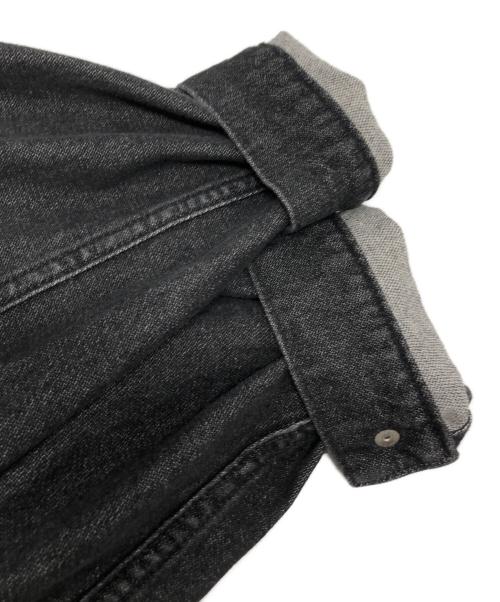 Wrangler（ラングラー）Wrangler (ラングラー) KEBOZ (ケボズ) WIDE DENIM JACKET ブラック サイズ:Sの古着・服飾アイテム