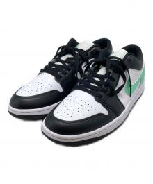 NIKE（ナイキ）の古着「AIR JORDAN1(エアジョーダン1)Low"Green Glow" / 553558-131」｜ブラック