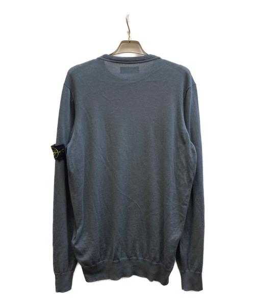 STONE ISLAND（ストーンアイランド）STONE ISLAND (ストーンアイランド) ワッペンパッチウールニット/7915510C4 グレー サイズ:Lの古着・服飾アイテム
