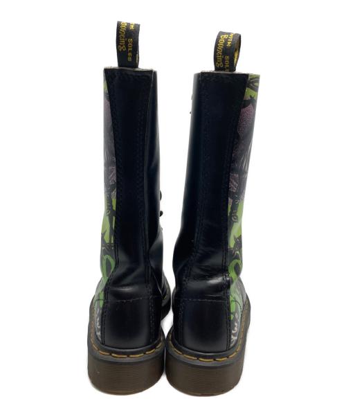 Dr.Martens（ドクターマーチン）Dr.Martens (ドクターマーチン) 1914 Green Eye /Black Manga print グリーン×ブラック サイズ:4の古着・服飾アイテム