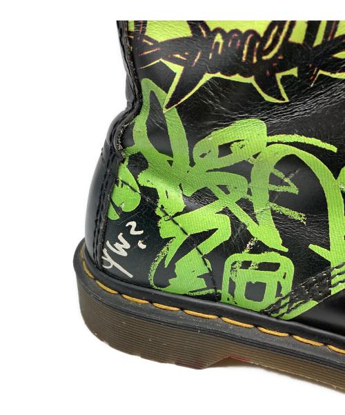 Dr.Martens（ドクターマーチン）Dr.Martens (ドクターマーチン) 1914 Green Eye /Black Manga print グリーン×ブラック サイズ:4の古着・服飾アイテム