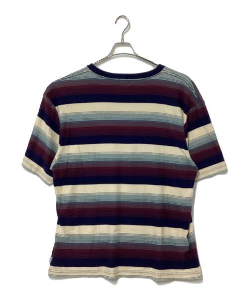 SUGARHILL（シュガーヒル）SUGARHILL (シュガーヒル) MULTI STRIPE BIG TEE/2441000911 ブルーの古着・服飾アイテム
