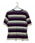 SUGARHILL (シュガーヒル) MULTI STRIPE BIG TEE/2441000911 ブルー：7000円