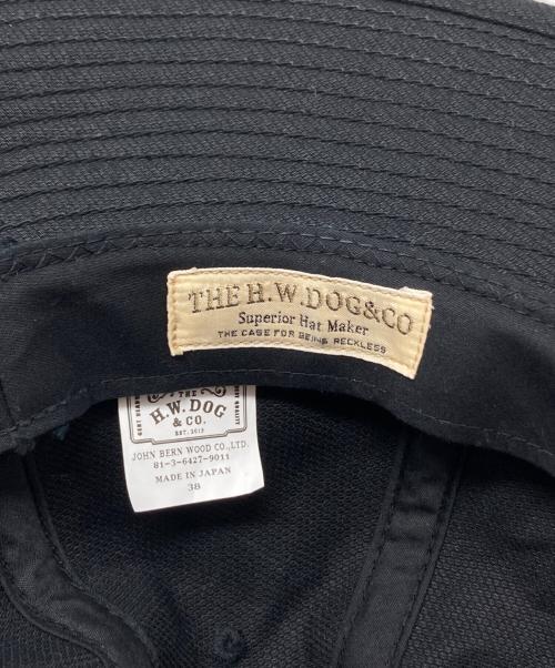 THE H.W.DOG&CO.（エイチダブリュードッグアンドコー）THE H.W.DOG&CO. (エイチダブリュードッグアンドコー) FATIGUE HAT / D-01035 ブラックの古着・服飾アイテム