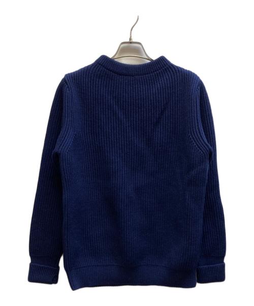 ANDERSEN-ANDERSEN（アンデルセン アンデルセン）ANDERSEN-ANDERSEN (アンデルセン アンデルセン) クルーネックニット ネイビー サイズ:Sの古着・服飾アイテム