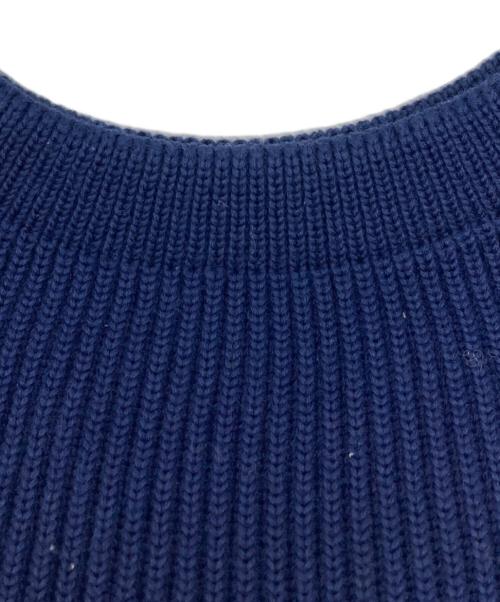 ANDERSEN-ANDERSEN（アンデルセン アンデルセン）ANDERSEN-ANDERSEN (アンデルセン アンデルセン) クルーネックニット ネイビー サイズ:Sの古着・服飾アイテム