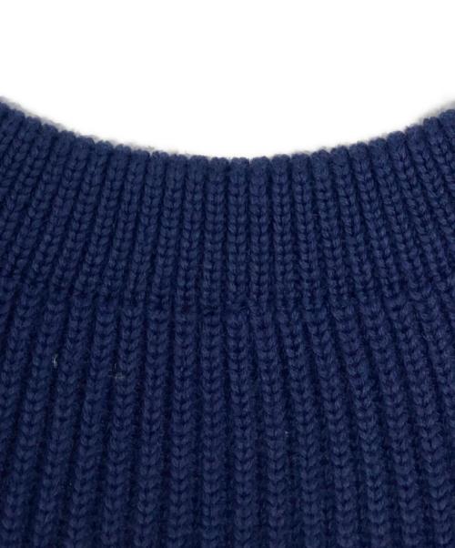 ANDERSEN-ANDERSEN（アンデルセン アンデルセン）ANDERSEN-ANDERSEN (アンデルセン アンデルセン) クルーネックニット ネイビー サイズ:Sの古着・服飾アイテム