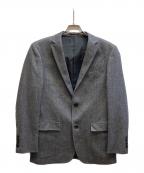 BURBERRY BLACK LABELバーバリーブラックレーベル）の古着「ツイードテーラードジャケット/BME02-306-08」｜グレー