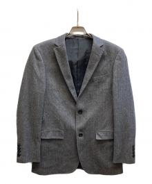 BURBERRY BLACK LABEL（バーバリーブラックレーベル）の古着「ツイードテーラードジャケット/BME02-306-08」｜グレー