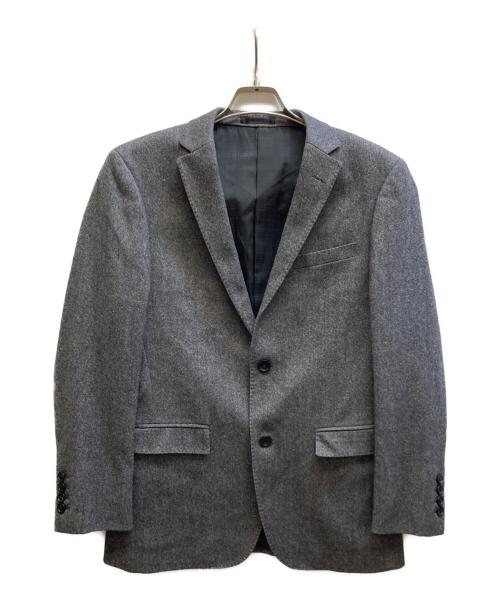 BURBERRY BLACK LABEL（バーバリーブラックレーベル）BURBERRY BLACK LABEL (バーバリーブラックレーベル) ツイードテーラードジャケット/BME02-306-08 グレー サイズ:Sの古着・服飾アイテム