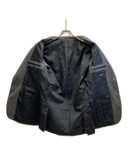 BURBERRY BLACK LABEL（バーバリーブラックレーベル）BURBERRY BLACK LABEL (バーバリーブラックレーベル) ツイードテーラードジャケット/BME02-306-08 グレー サイズ:Sの古着・服飾アイテム