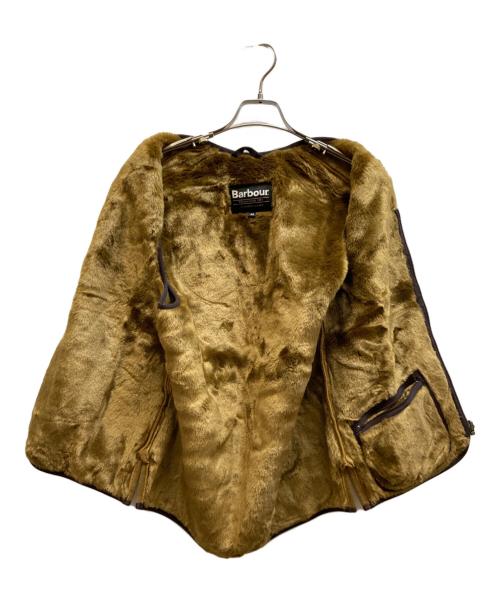 Barbour（バブアー）Barbour (バブアー) WARM PILE WAISTCOAT ZIPIN LINER/MLI0004 ブラウン サイズ:38の古着・服飾アイテム