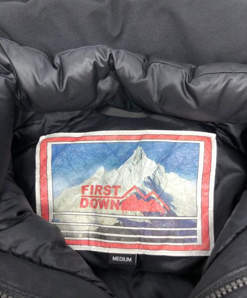 FIRST DOWN（ファーストダウン）FIRST DOWN (ファーストダウン) ダウンジャケット/213-3505 ブラック サイズ:Mの古着・服飾アイテム