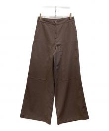 theory（セオリー）の古着「CRISP TWILL CARGO WIDE P/01-4206403-380-702」｜ブラウン