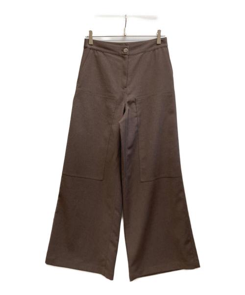 theory（セオリー）theory (セオリー) CRISP TWILL CARGO WIDE P/01-4206403-380-702 ブラウン サイズ:2の古着・服飾アイテム