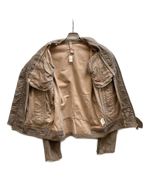 DIESEL（ディーゼル）DIESEL (ディーゼル) ジップアップジャケット ベージュ サイズ:XLの古着・服飾アイテム