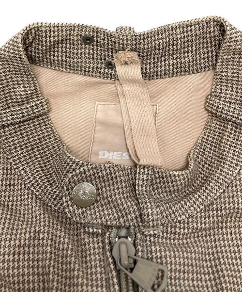 DIESEL（ディーゼル）DIESEL (ディーゼル) ジップアップジャケット ベージュ サイズ:XLの古着・服飾アイテム