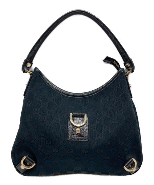 GUCCI（グッチ）GUCCI (グッチ) アビーGGキャンバスワンショルダーバッグ/130738 ブラック サイズ:₋の古着・服飾アイテム