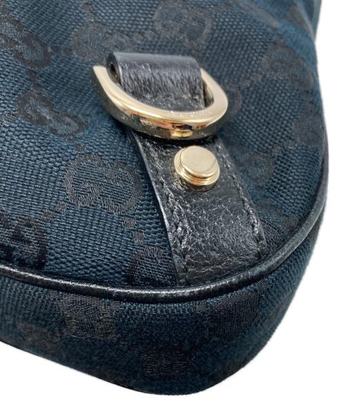 GUCCI（グッチ）GUCCI (グッチ) アビーGGキャンバスワンショルダーバッグ/130738 ブラック サイズ:₋の古着・服飾アイテム