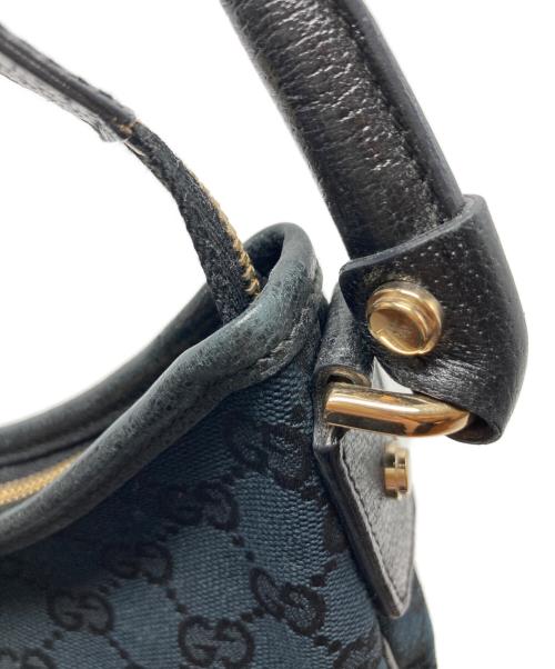 GUCCI（グッチ）GUCCI (グッチ) アビーGGキャンバスワンショルダーバッグ/130738 ブラック サイズ:₋の古着・服飾アイテム