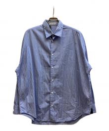 THOMAS MASON×N.HOOLYWOOD（トーマスメイソン×エヌ ハリウッド）の古着「ストライプシャツ/292-SH07-005 peg」｜ブルー