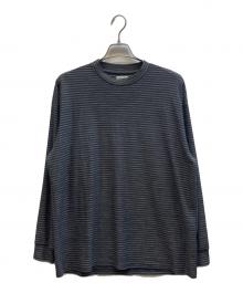 STEVEN ALAN（スティーブンアラン）の古着「ボーダーカットソー / 8112-199-0443」｜グレー
