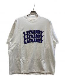 blurhms ROOTSTOCK（ブラームスルーツストック）の古着「ロゴTシャツ/bROOTS24S34」｜ホワイト