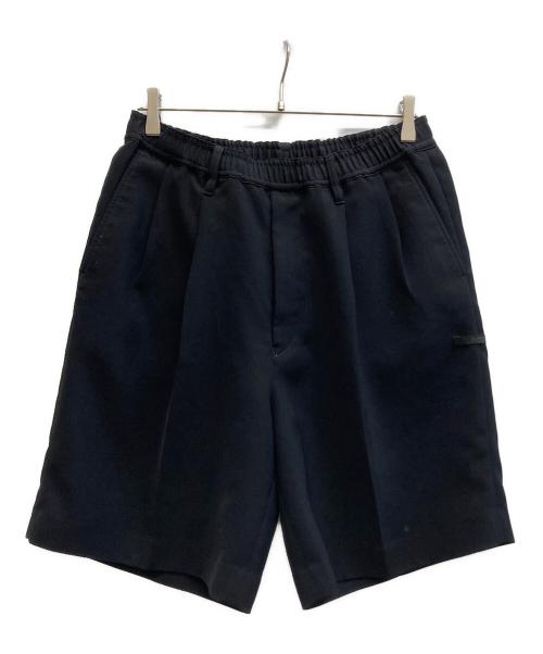 N.HOOLYWOOD（エヌ ハリウッド）N.HOOLYWOOD (エヌ ハリウッド) 2TUCK HALF PANTS - Black/2221-PT51-098 peg ブラック サイズ:38の古着・服飾アイテム