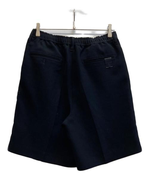 N.HOOLYWOOD（エヌ ハリウッド）N.HOOLYWOOD (エヌ ハリウッド) 2TUCK HALF PANTS - Black/2221-PT51-098 peg ブラック サイズ:38の古着・服飾アイテム
