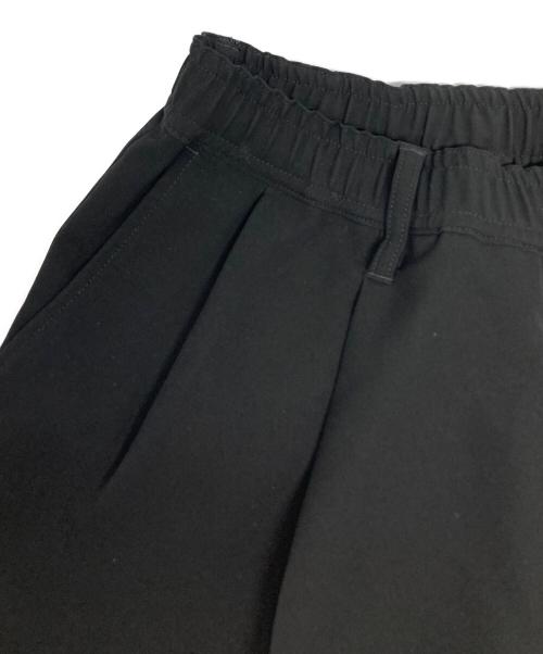 N.HOOLYWOOD（エヌ ハリウッド）N.HOOLYWOOD (エヌ ハリウッド) 2TUCK HALF PANTS - Black/2221-PT51-098 peg ブラック サイズ:38の古着・服飾アイテム