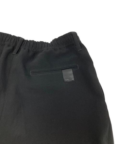 N.HOOLYWOOD（エヌ ハリウッド）N.HOOLYWOOD (エヌ ハリウッド) 2TUCK HALF PANTS - Black/2221-PT51-098 peg ブラック サイズ:38の古着・服飾アイテム